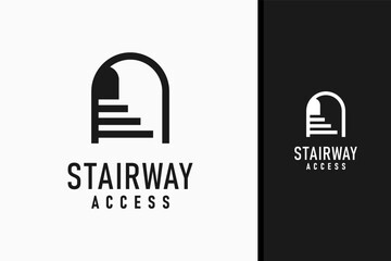 Stairway logo symbol icon design