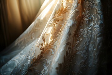 Luxurious dress still life photography