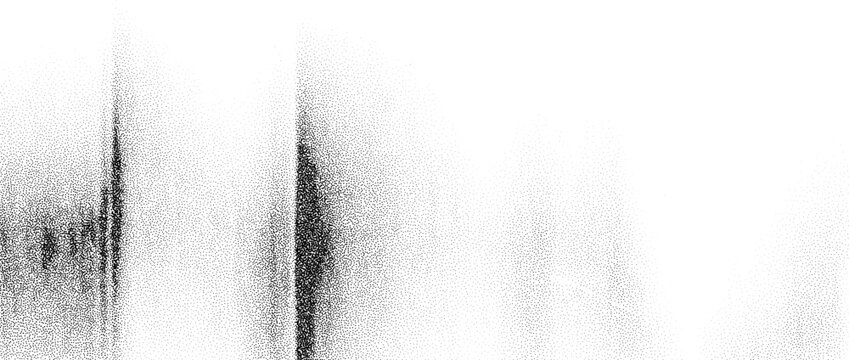 Grunge noise grain texture. Stippled grunge background. Aged dotted degraded distress overlay. Old glitched rasterized photocopy effect backdrop. Sand dust particle wallpaper. Vector worn weathered bg