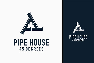 House plumbing logo symbol icon design