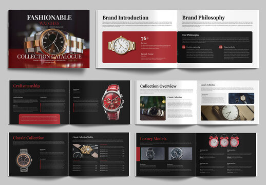Watch Catalogue Template
