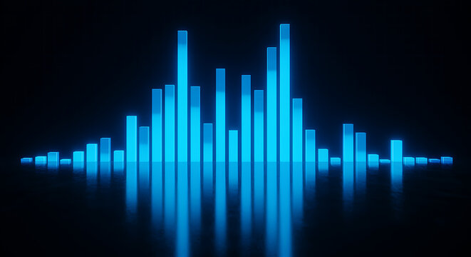 digital equalizer background - Powered by Adobe