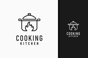 Obraz premium Cooking logo symbol icon design
