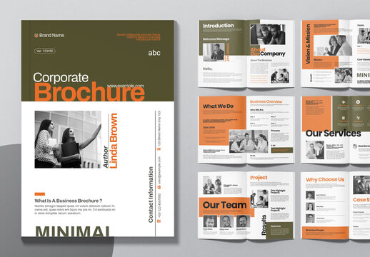 Minimal Corporate Business Brochure Design