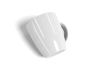Coffee Cup 3d Render Isolated White for Mockup 3