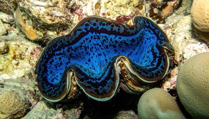 Giant Clam with Ocean Floor.