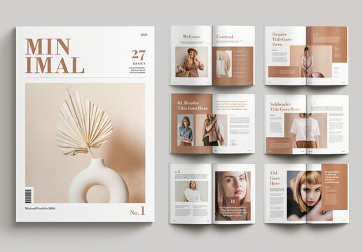 Minimal and Modern Portfolio Layout