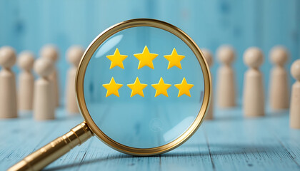 Diversity and social inclusion community concept with colorful wooden figures in a circle for corporate teamwork or mental health support website banner