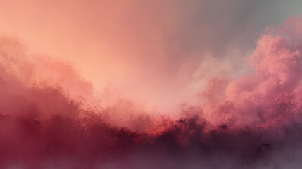 Fototapeta premium A mesmerizing celestial display with pastel-colored clouds dominating the sky. The image evokes a sense of serenity and wonder