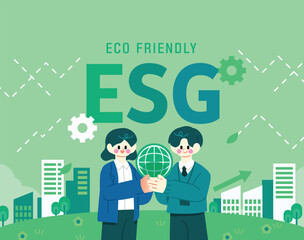 자연을 위한 친환경 일러스트 05
