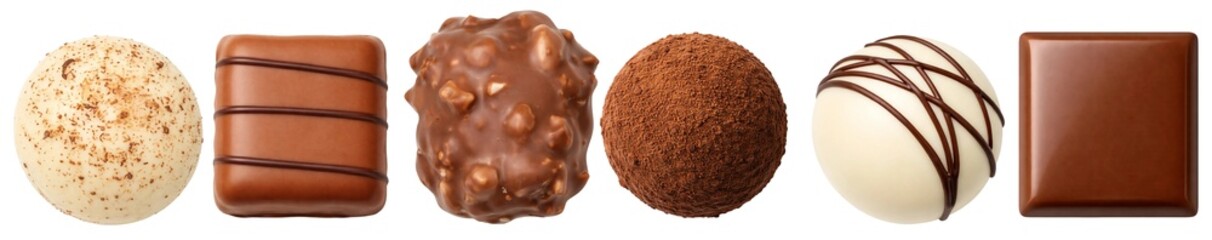 Luxury Assorted Chocolate Truffles and Pralines