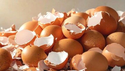 Eggshells Pile Up.