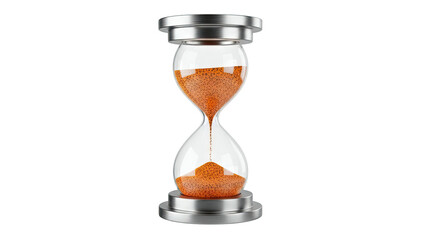 Hourglass with Orange Sand