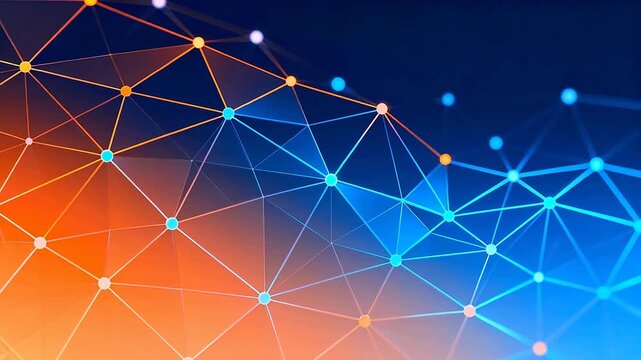 Abstract network connection pattern