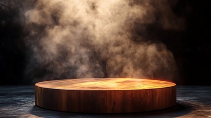 Steaming wooden disc