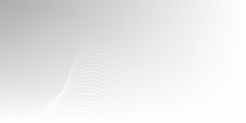 Minimalist white abstract background with line ornament. modern design vector