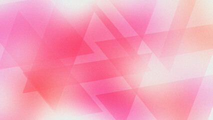 Obraz premium Abstract pink and red watercolor texture with subtle geometric shapes and grainy effect