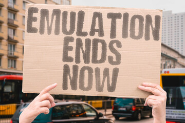 "Emulation Ends Now" Model nation status fades. EMULATION. MODEL. STATUS. DECLINE. NATION.