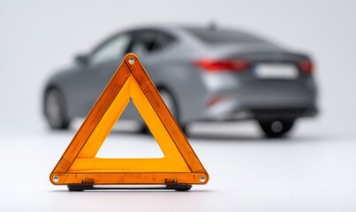 Emergency Roadside Assistance Kit for Vehicle Breakdown Safety with Warning Triangle