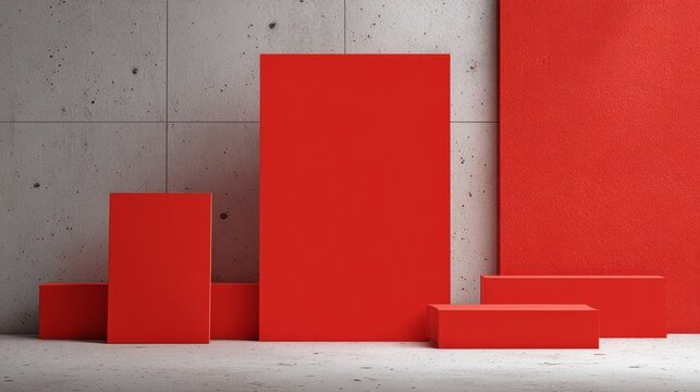simple red presentation