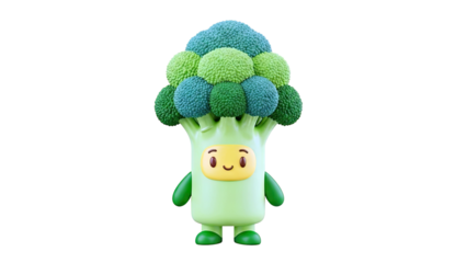 Cute Broccoli Character Toy