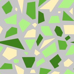 Colorful 3D Geometric Cube Seamless Pattern Background