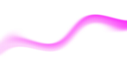 Abstract element of aesthetic wave line shape gradient soft pink glowing with grainy texture