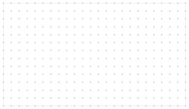 Rectangular grid of dots, a lattice structure perfect for backgrounds and patterns in vector format
