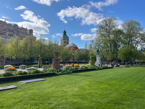 Kungstr&auml;dg&aring;rden in Stockholm, Sweden, Northern Europe