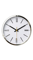 Modern wall clock with a sleek design.