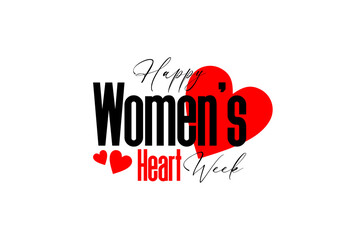 Women's Heart Week Holiday Concept