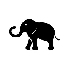 Obraz premium Silhouette of an elephant