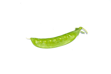 Snow peas are a type of pea with flat pods that are edible both the pods and the small seeds inside. They have a mildly sweet taste and are commonly used in stir-fries.