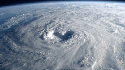 Captivating Satellite View of a Massive Storm over Earth's Atmosphere