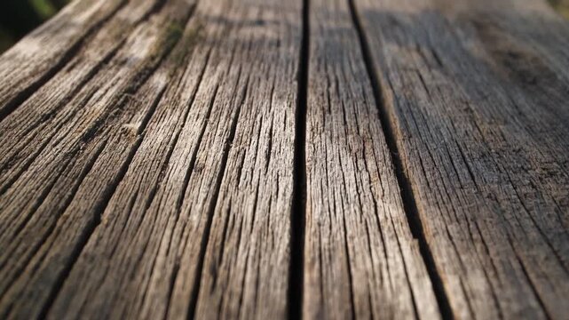 Weathered Wooden Planks Surface Texture Natural Abstract Background