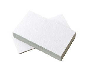 Clean white business card mockup design.