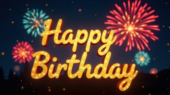 Happy birthday celebration