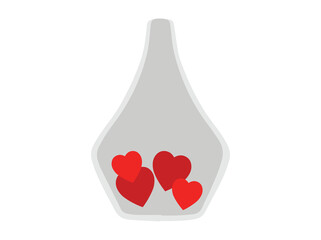 Heart Potion Bottle Valentine Day
