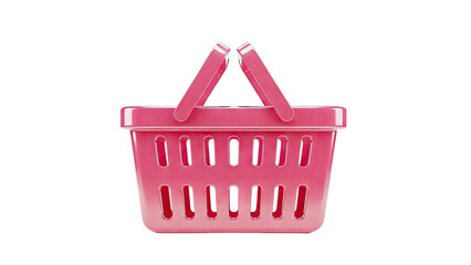Fototapeta premium Pink Shopping Basket
