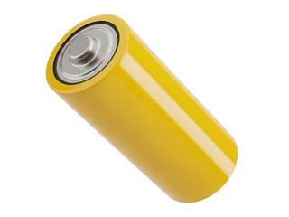 Bright yellow battery