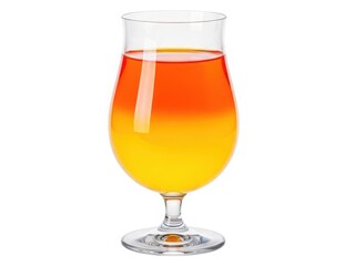A glass of amber beer