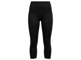 Black high-waisted yoga pants