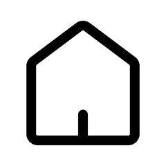 home button line icon