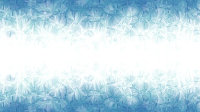 Soft Blue Ethereal Frozen Crystal Motion
