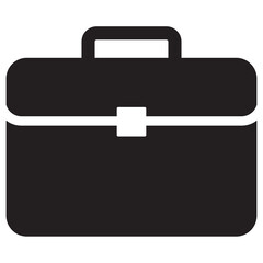 black briefcase icon