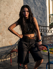 Thai Girl at Restaurant and Lake in Thailand