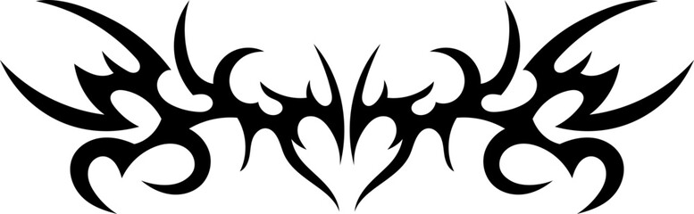 3d Render of Pink Cybersigilism Ornamental Gothic Sigil with Neo Tribal and Cyber Aesthetic