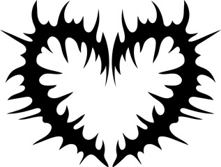 3d Render of Pink Cybersigilism Ornamental Gothic Sigil with Neo Tribal and Cyber Aesthetic