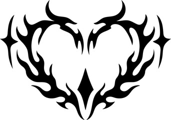 3d Render of Pink Cybersigilism Ornamental Gothic Sigil with Neo Tribal and Cyber Aesthetic