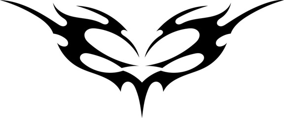 3d Render of Pink Cybersigilism Ornamental Gothic Sigil with Neo Tribal and Cyber Aesthetic